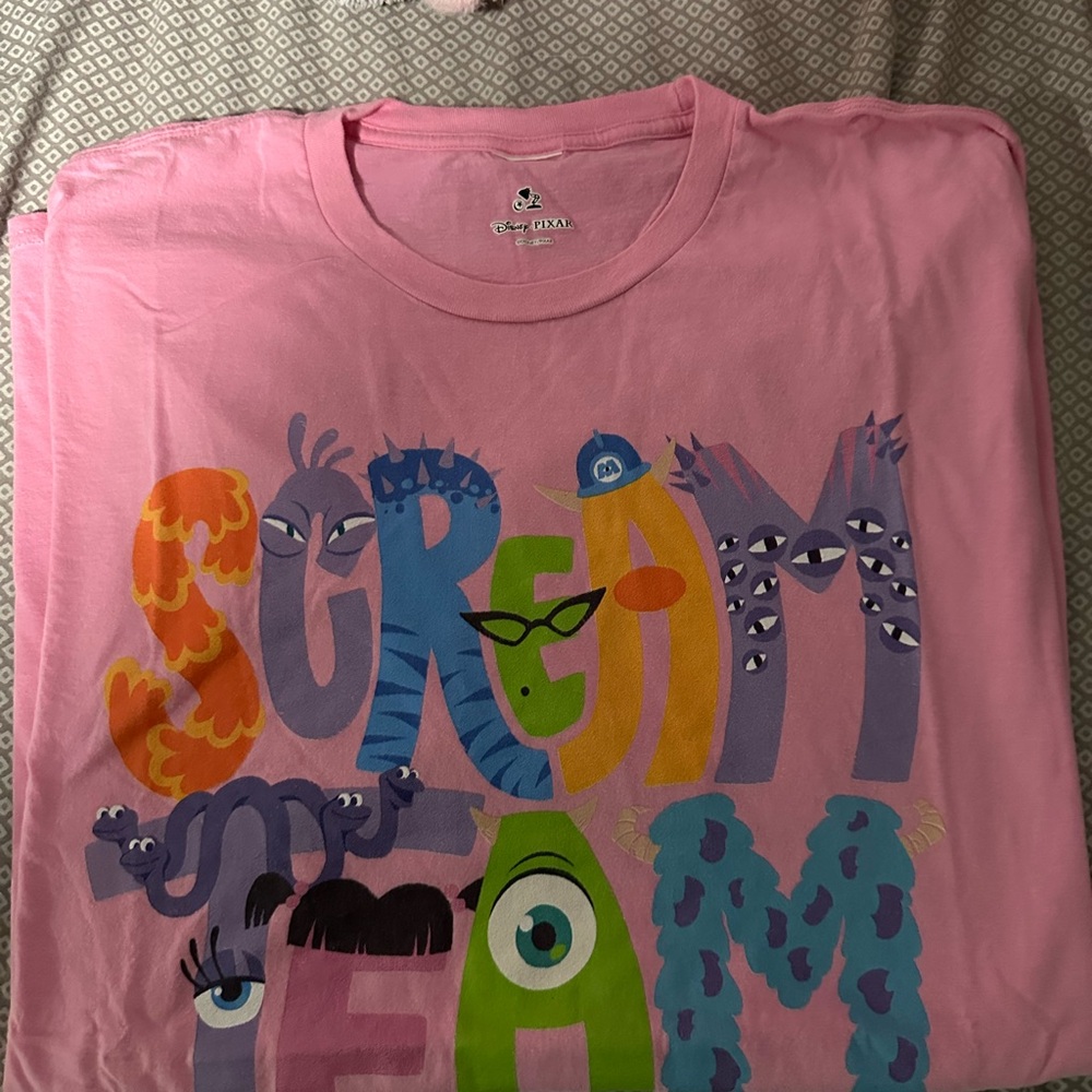 Pink Disney Scream Team T-Shirt